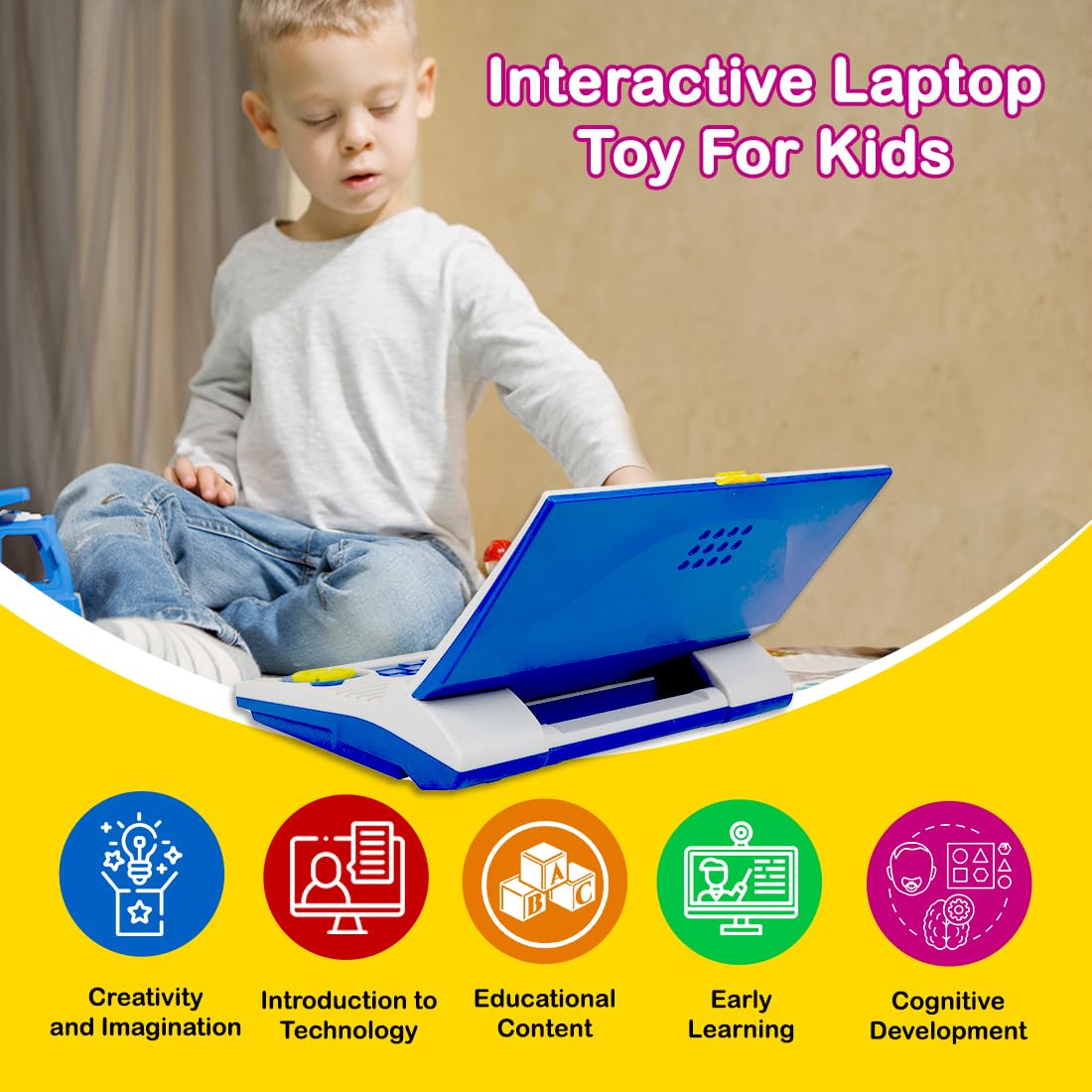 Interactive Educational Laptop For Kids