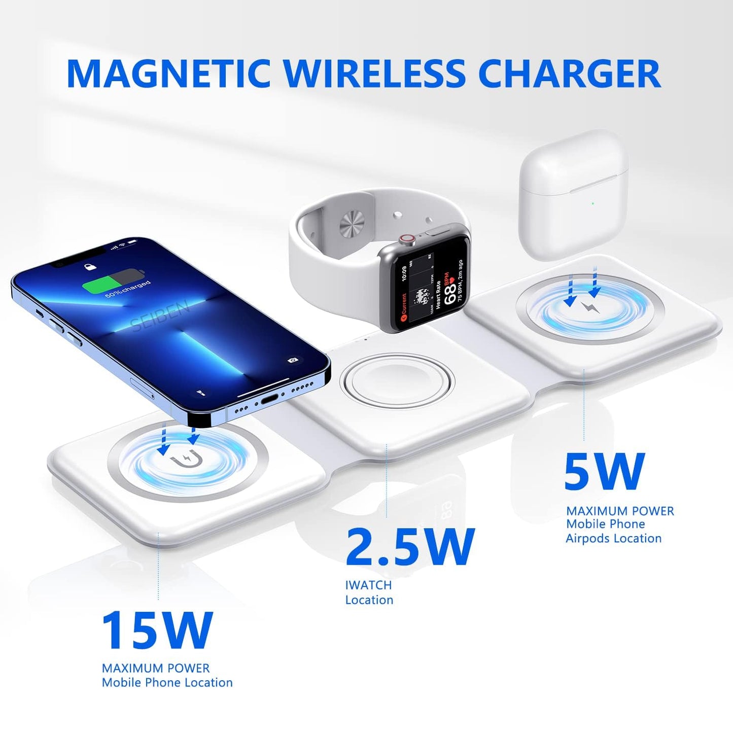 3 in 1 MagSafe Wireless Power Hub