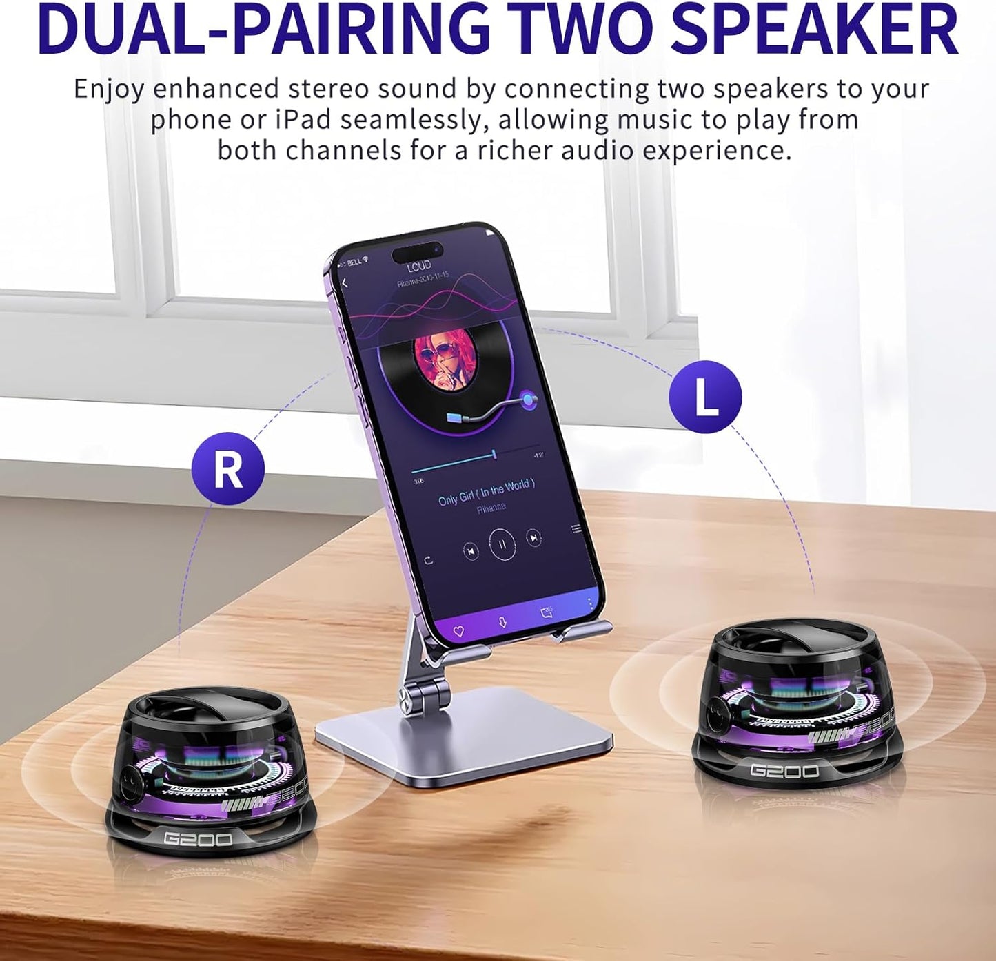 SonicGlow Portable Magnetic Speaker