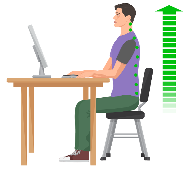 Improves Sitting Posture Naturally