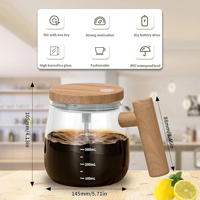 SpinSip™ Self Stirring Mug