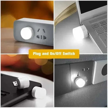 MiniGlow: USB Plug-and-Play Night Light (Pack of 10)