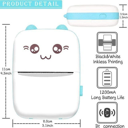 Portable Wireless Bluetooth Mini Printer