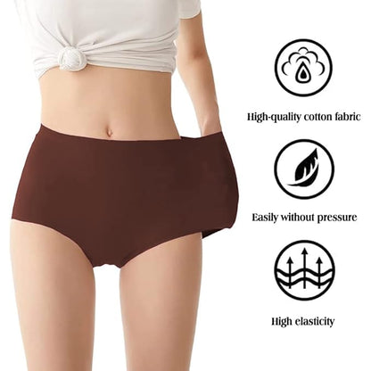 Women's High Waist Seamless Underwear (Pack of 4)