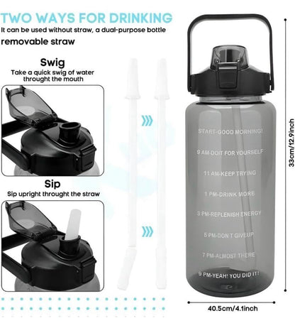 HydroActive Motivational Water Bottle (2 Litre)