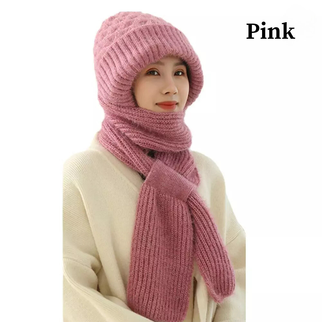 Integrated Ear Protection Windproof Cap Scarf