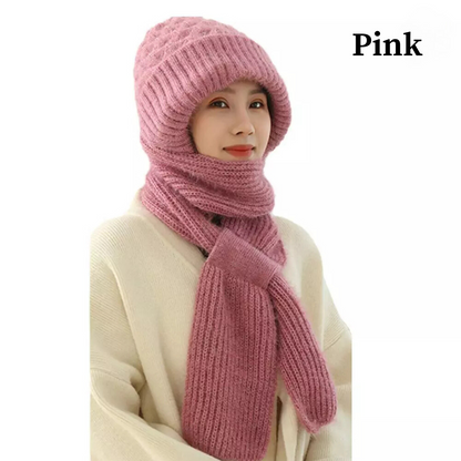 Integrated Ear Protection Windproof Cap Scarf