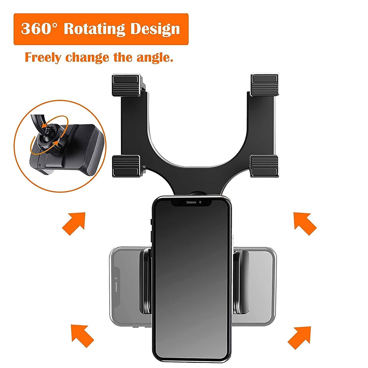 MirrorMount 360° Car Phone Holder