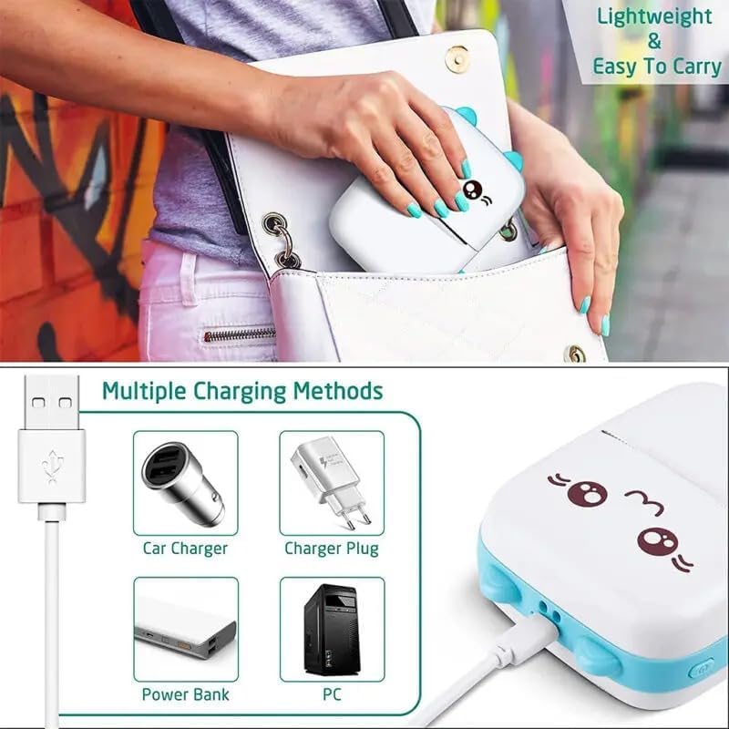 Portable Wireless Bluetooth Mini Printer