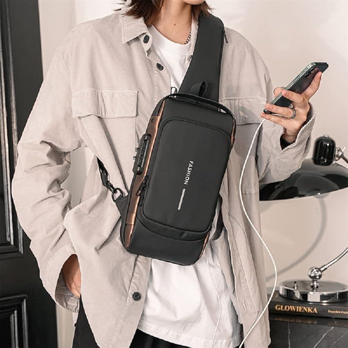 Unisex Crossbody Sling Bag