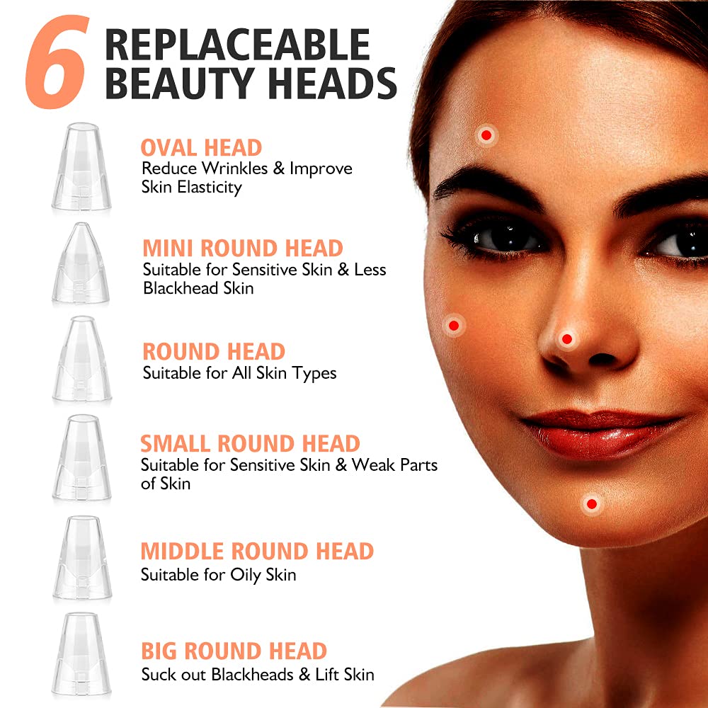 6 in 1 DermaGlow Suction Kit