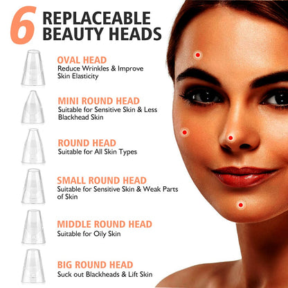 6 in 1 DermaGlow Suction Kit