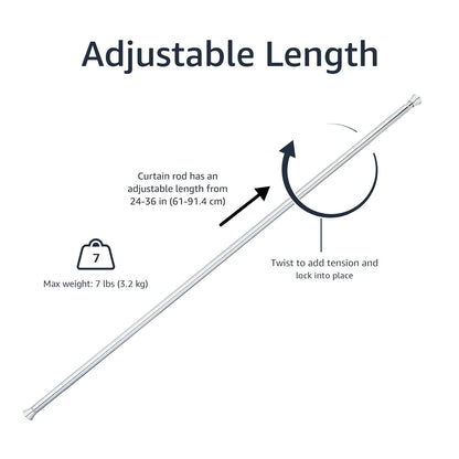 Drill Free Adjustble Rod | Max Length 9 Ft | 🔥 Flat 50% OFF SALE 🔥