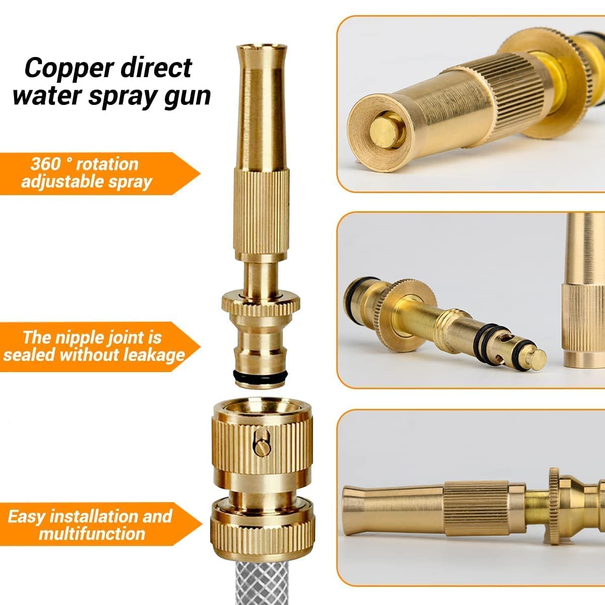 HydroJet Brass Nozzle