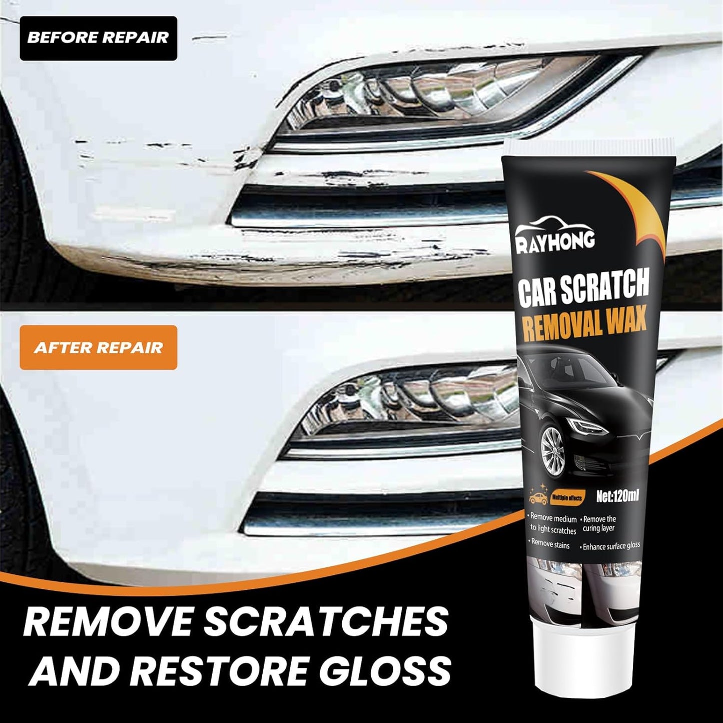 UltraShine Scratch Repair Wax (Pack Of 2)