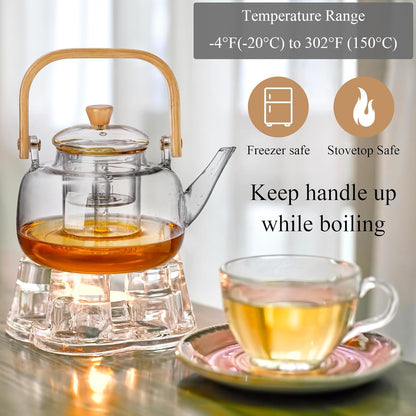 Borosilicate Glass Teapot with Infuser