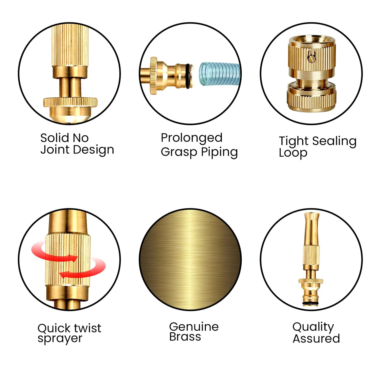 HydroJet Brass Nozzle