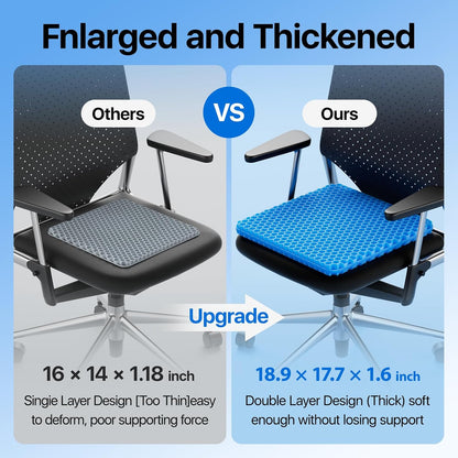 Ortho Gel Seat Cushion For Car & Chairs