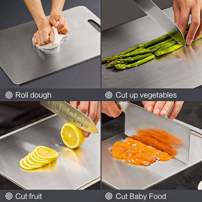 Stainless Steel Countertop Chopping Board 41x31cm (X-Large)