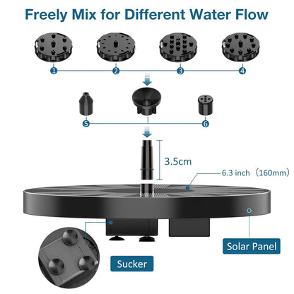 Solar Splash Fountain