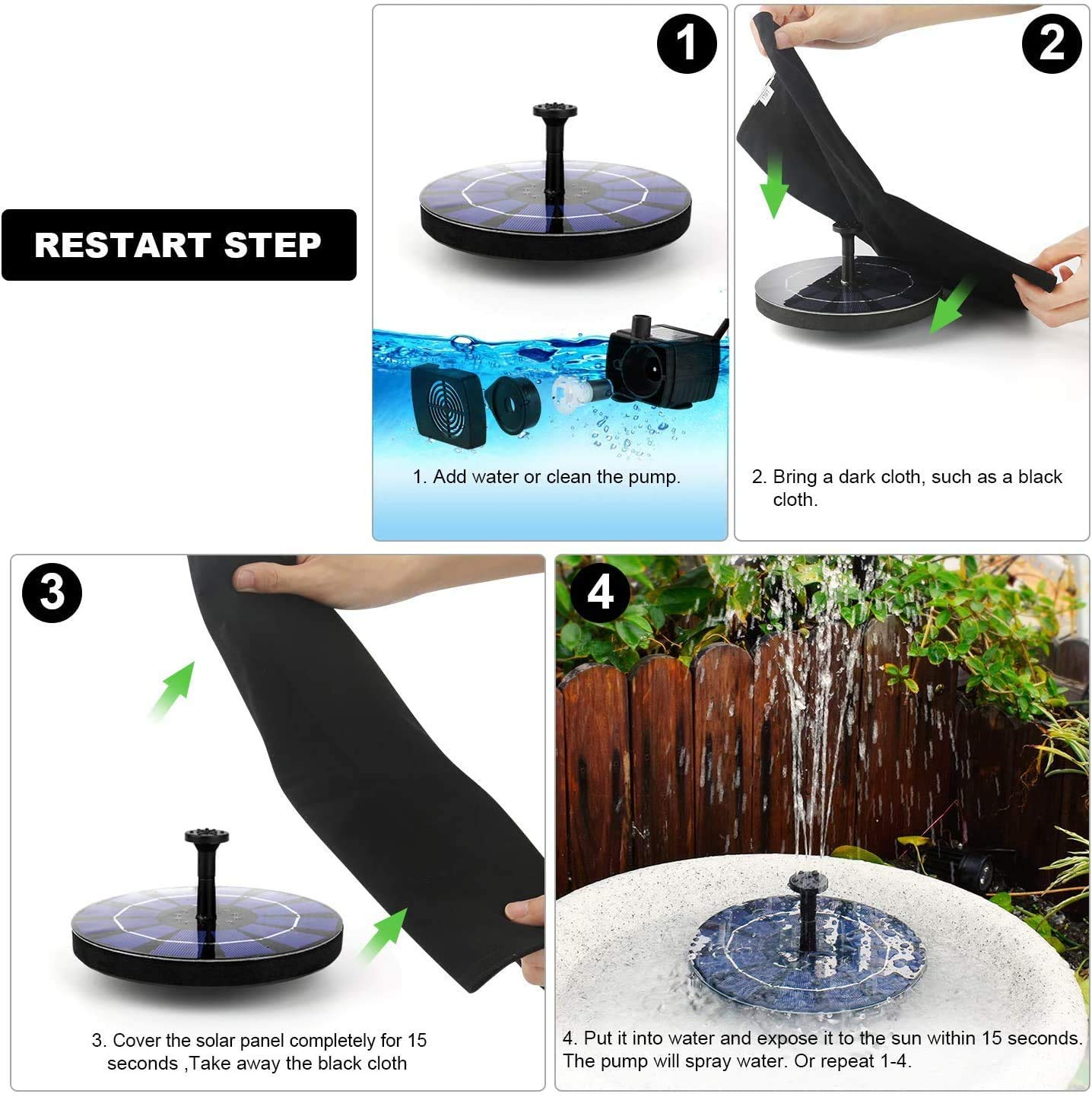 Solar Splash Fountain