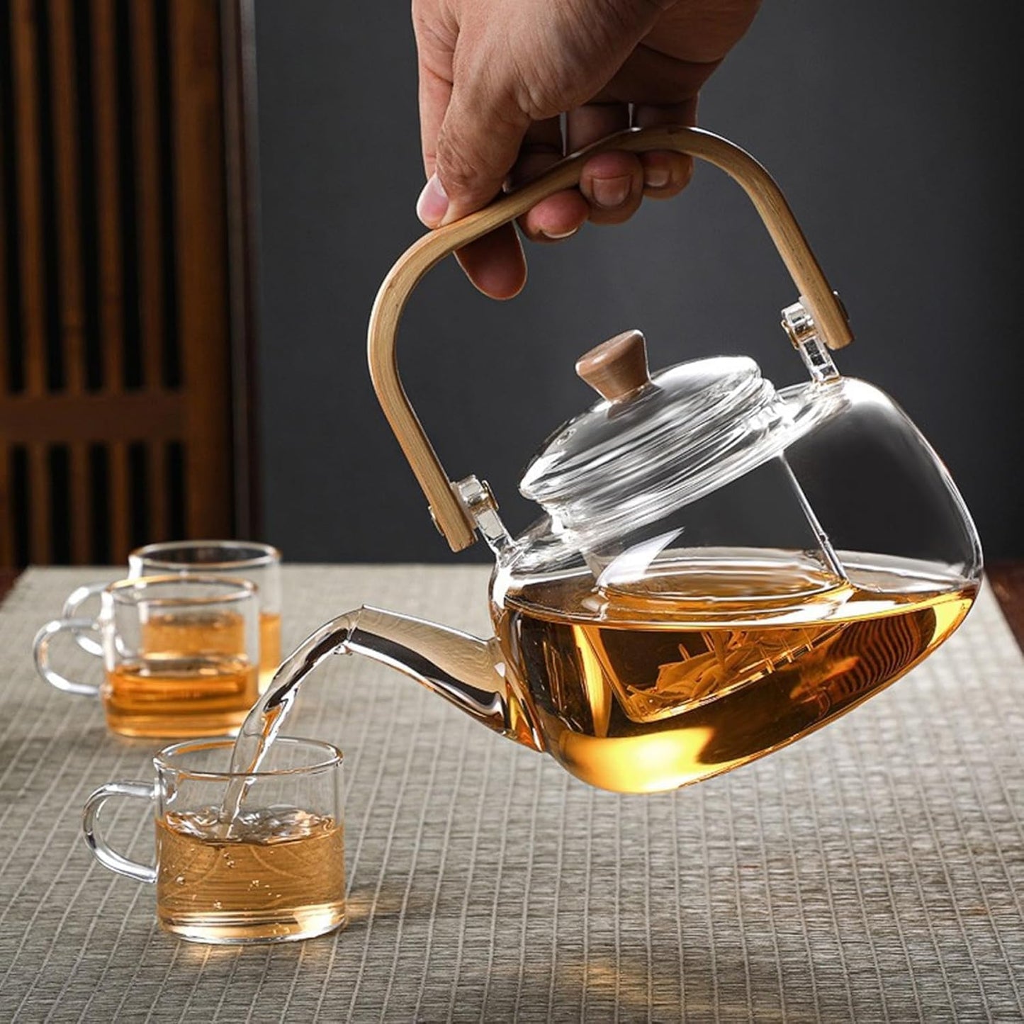 Borosilicate Glass Teapot with Infuser