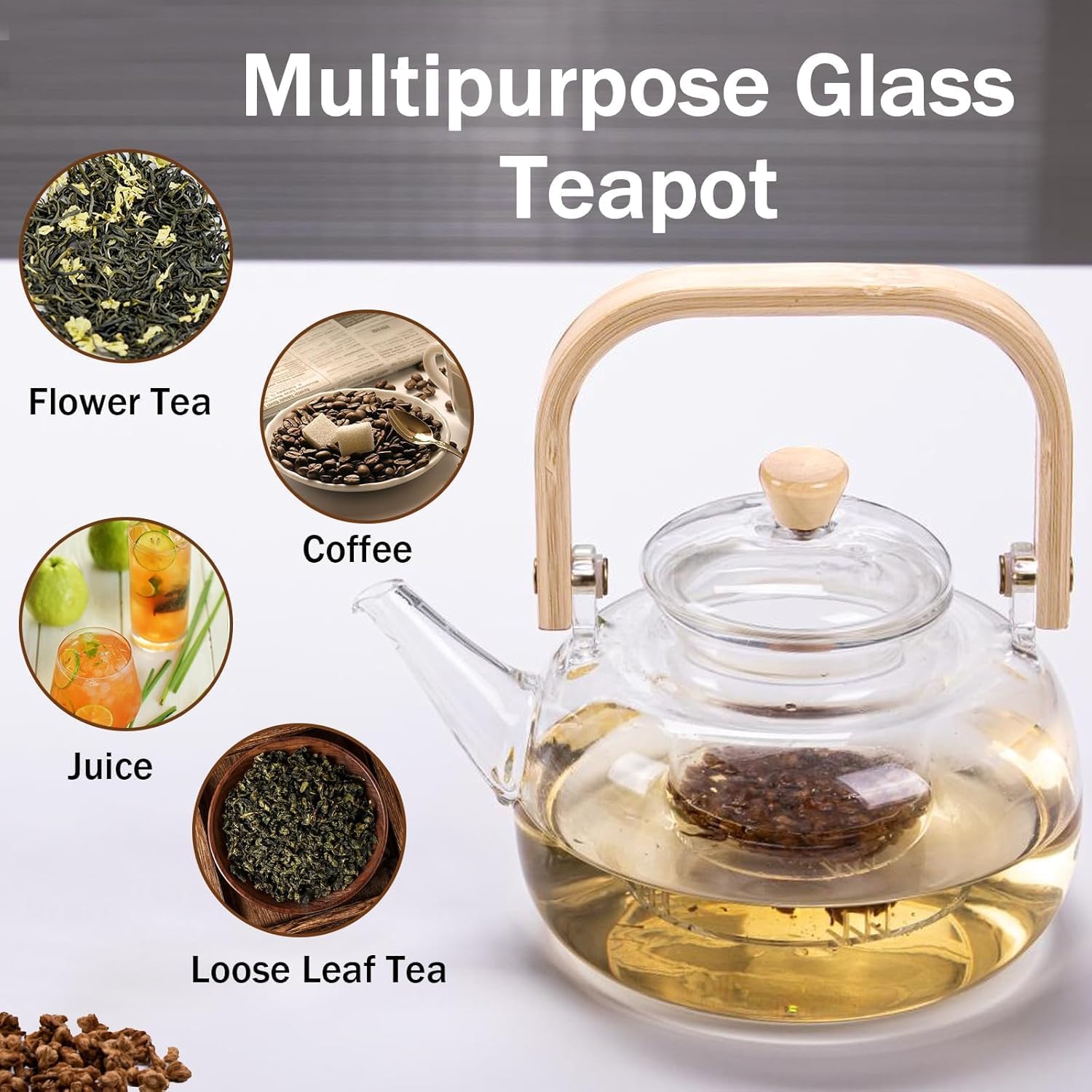 Borosilicate Glass Teapot with Infuser