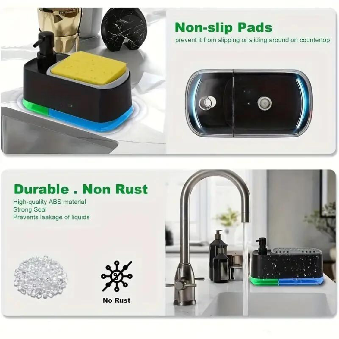 3-in-1 Dish & Handwash Soap Dispenser