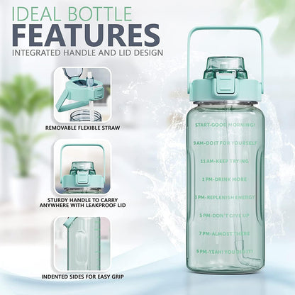 HydroActive Motivational Water Bottle (2 Litre)