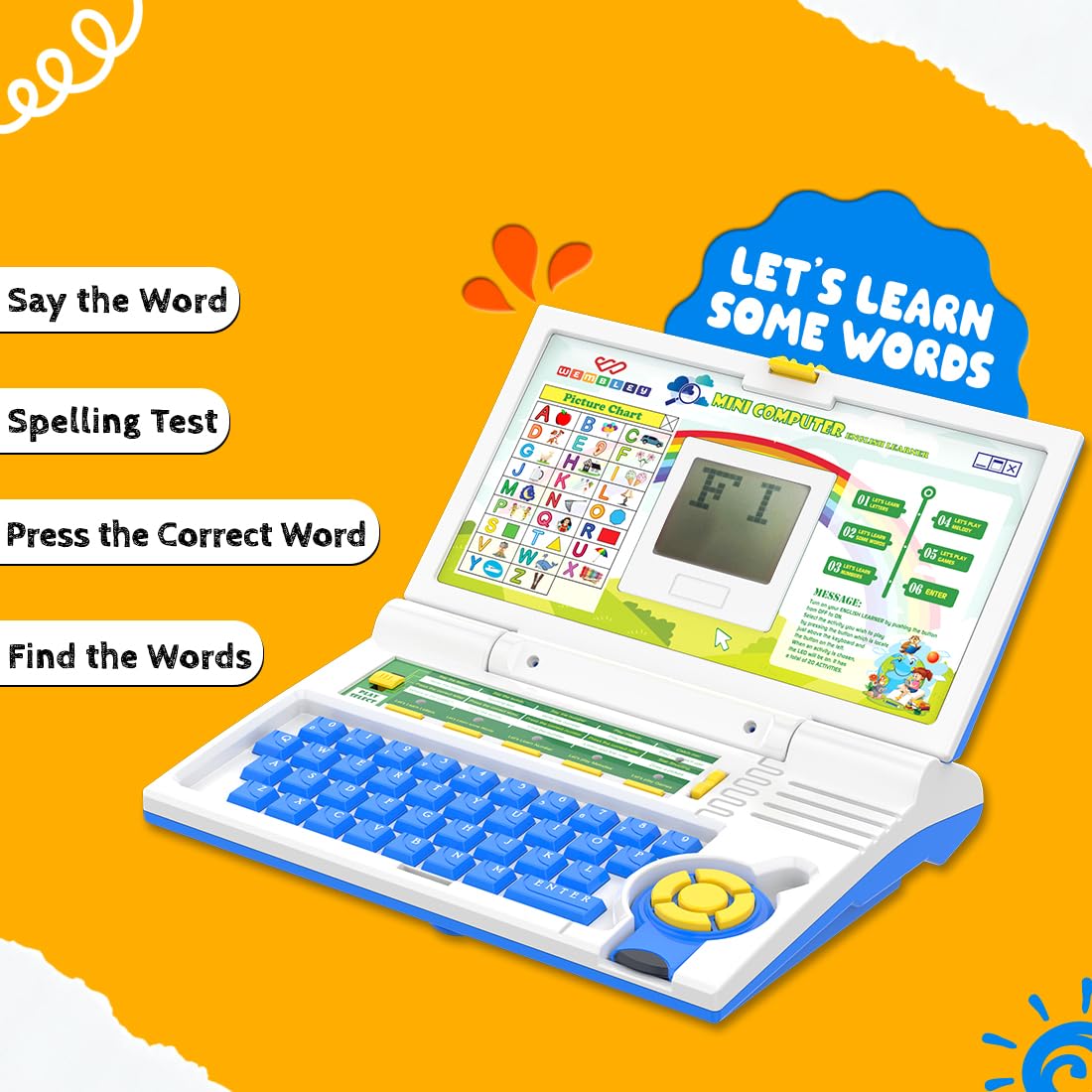 Interactive Educational Laptop For Kids