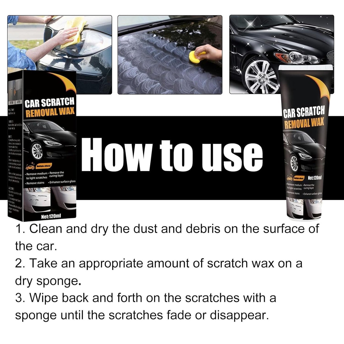 UltraShine Scratch Repair Wax (Pack Of 2)