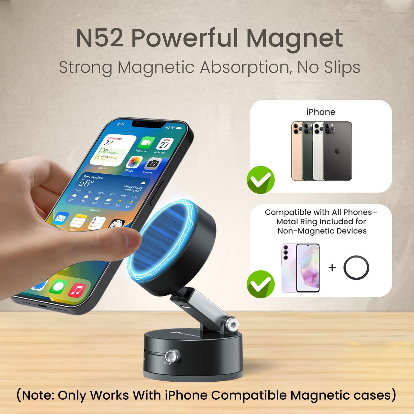 MagMount Suction Mobile Holder