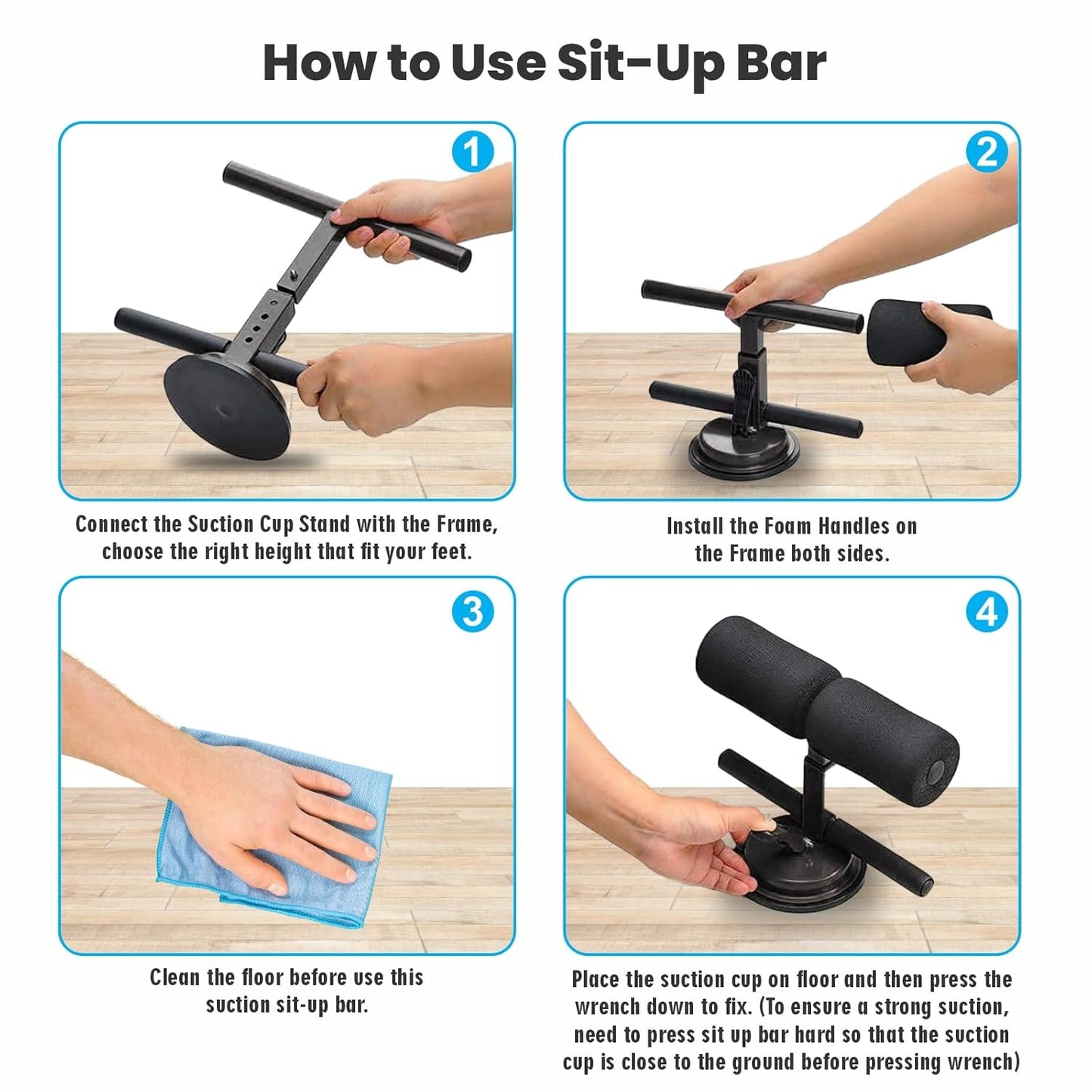 BeastLab® Sit-Up Assistant Bar