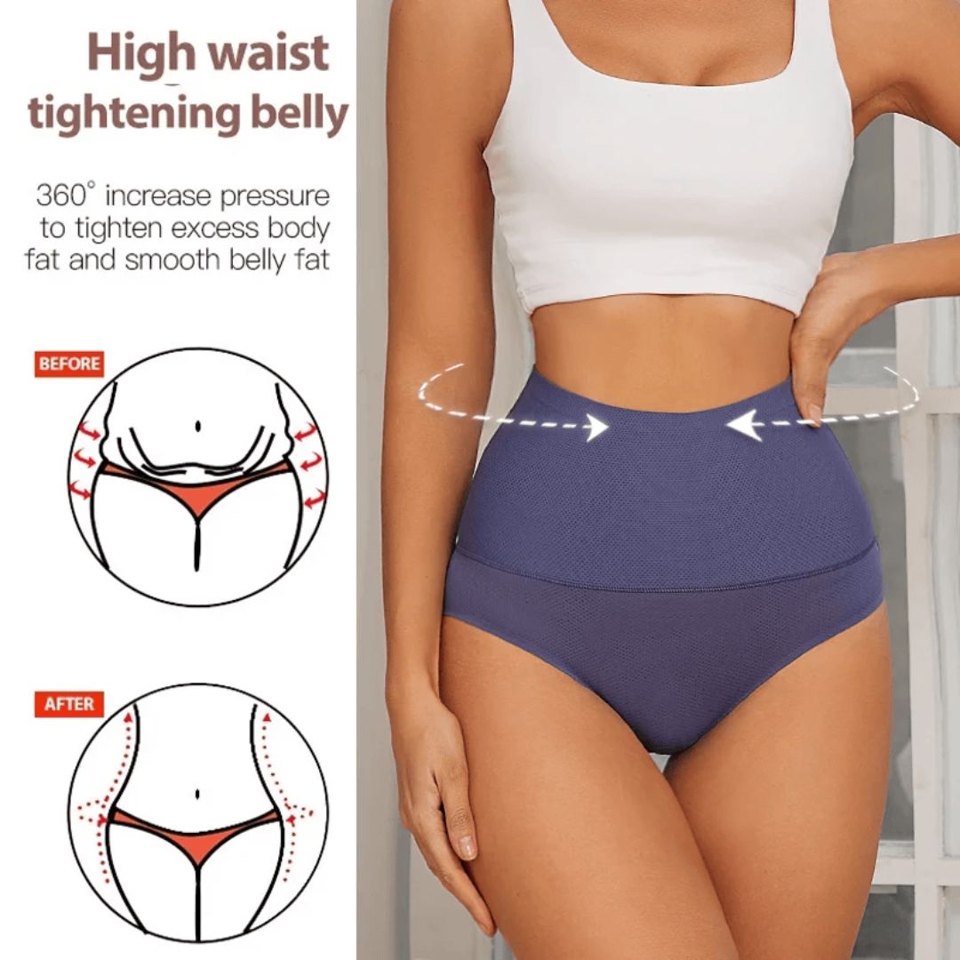 Women's High Waist Seamless Underwear (Pack of 4)