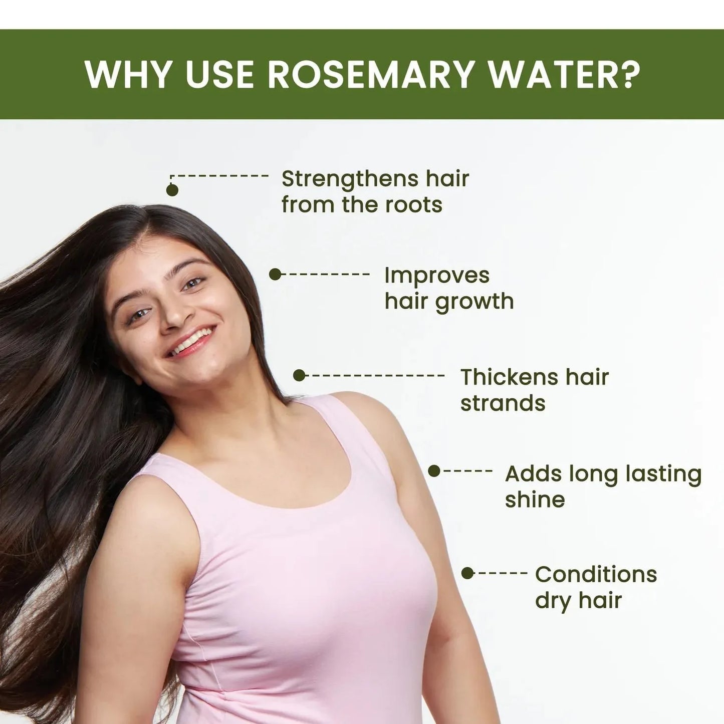 Rosemary Hair Regrowth Tonic Spray (Pack of 2 Bottle and 1 Sprayer)