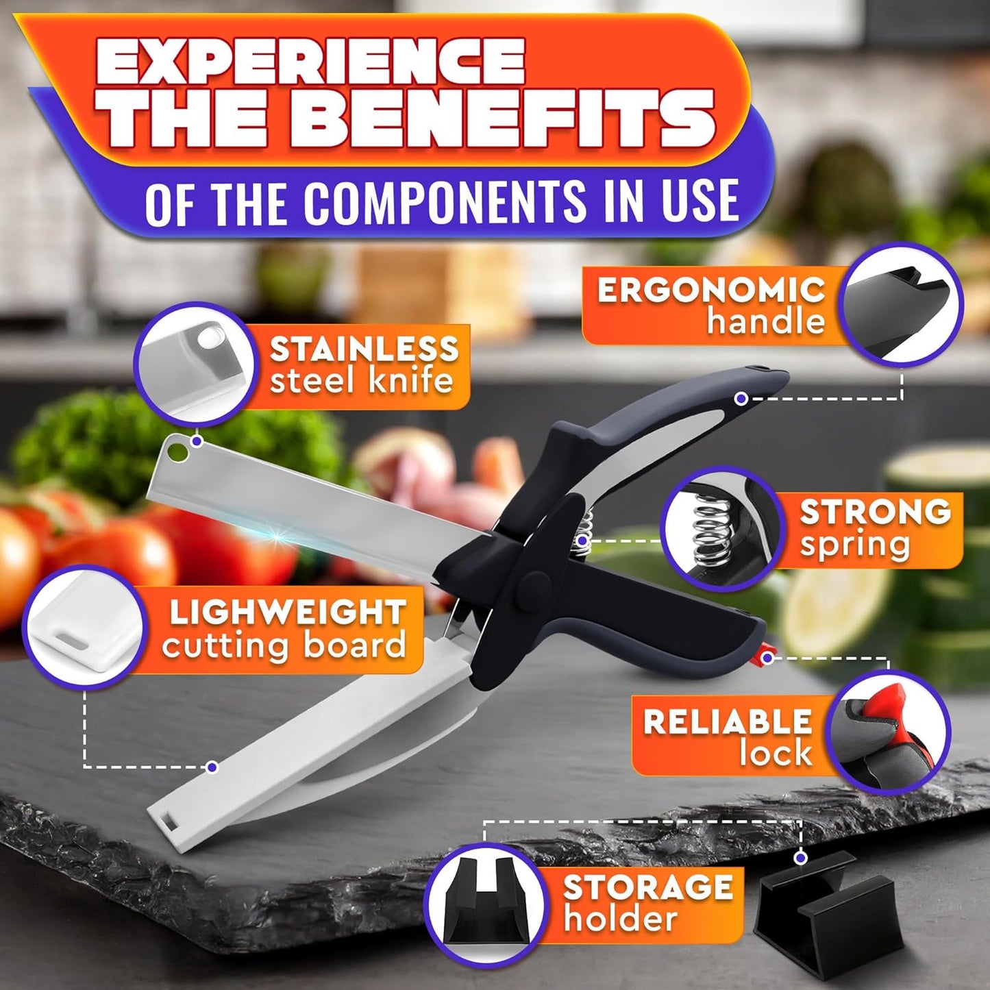 Smart Cutter - 2 in 1 Kitchen knife