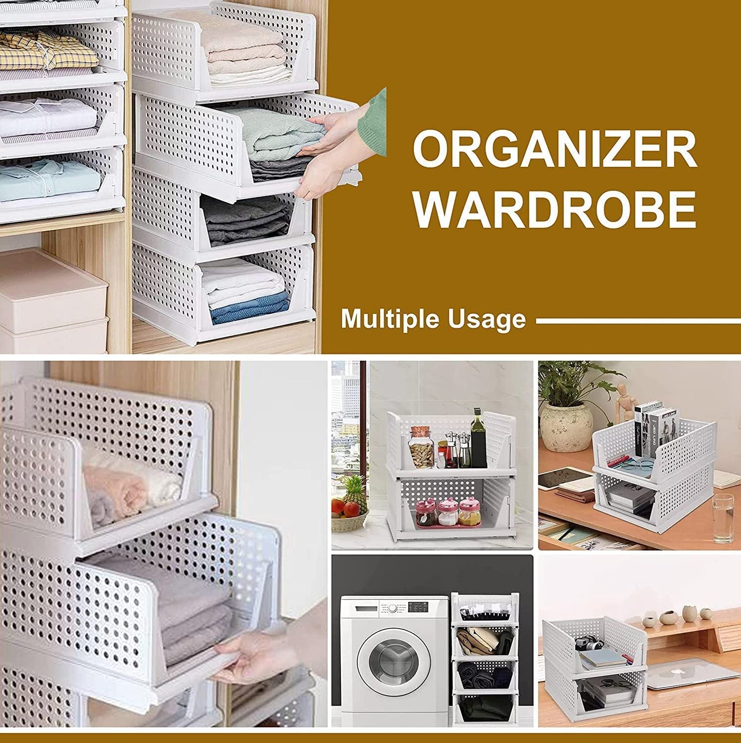 StackEase Closet Organizer