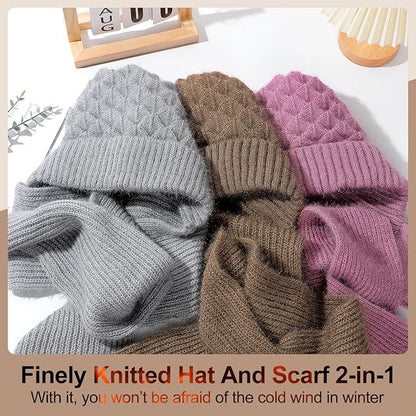 Integrated Ear Protection Windproof Cap Scarf