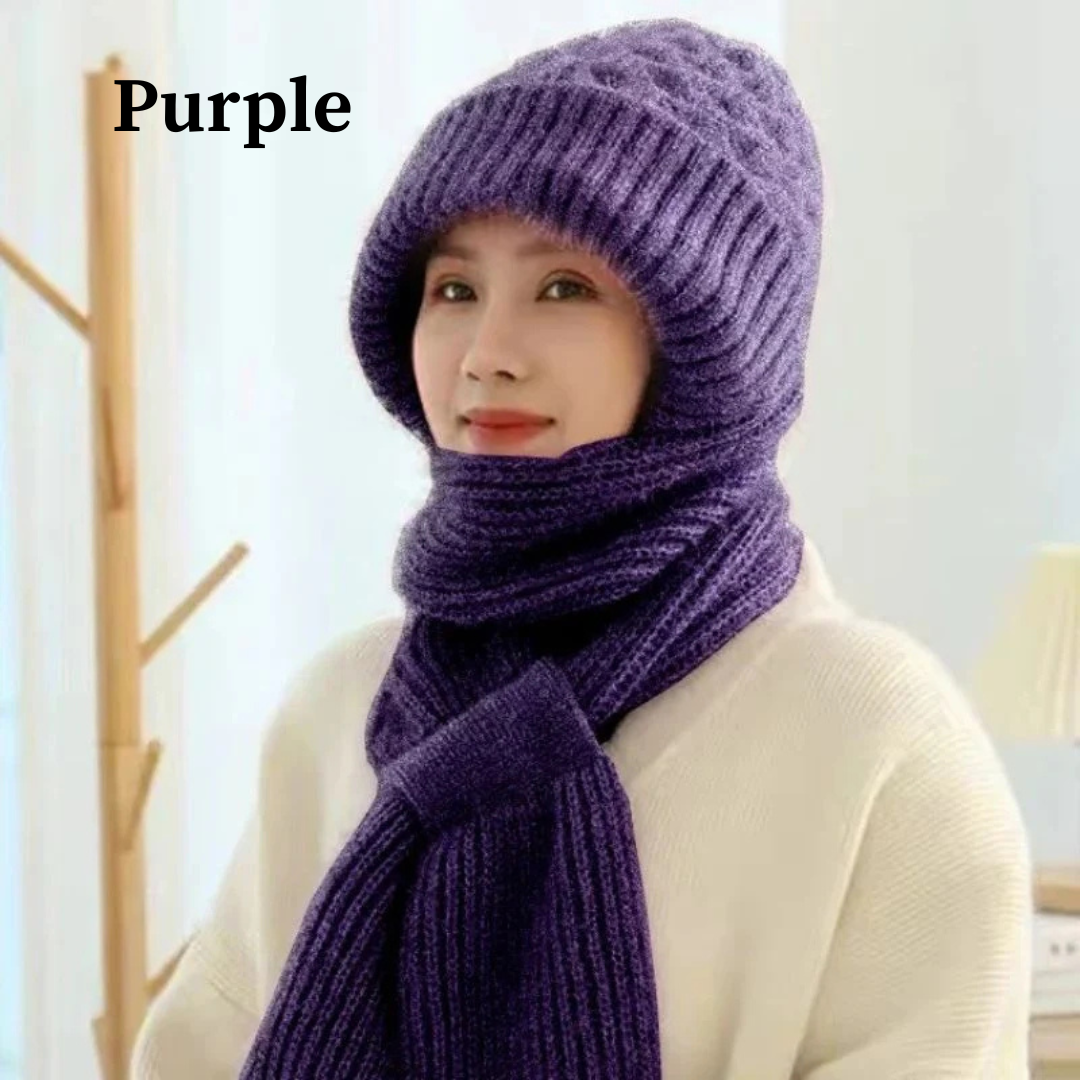 Integrated Ear Protection Windproof Cap Scarf