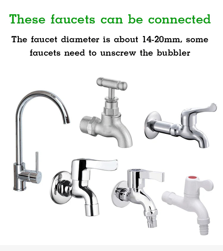 Leakproof Faucet Quick Connector (Pack of 4)