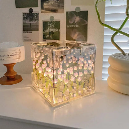 DIY Infinite Petal Lamp