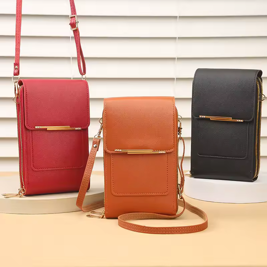 Premium Leather Sling Bag ( Anti-theft RFID Protection )
