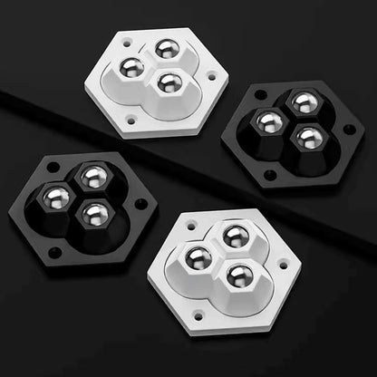 360° rotating three-ball caster wheel (4 PCs)