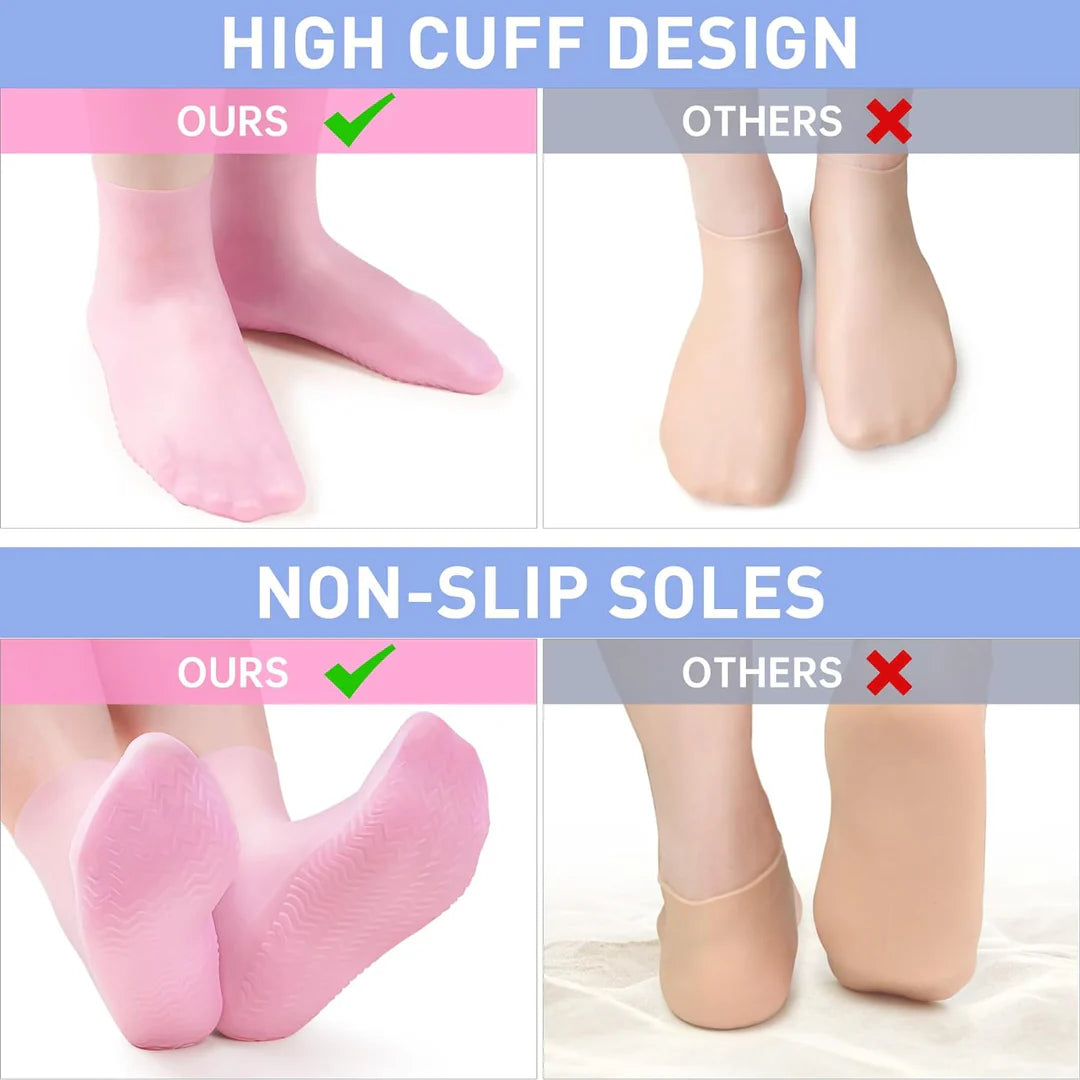 Happy Feet - Pedicure Silicon Gel Socks