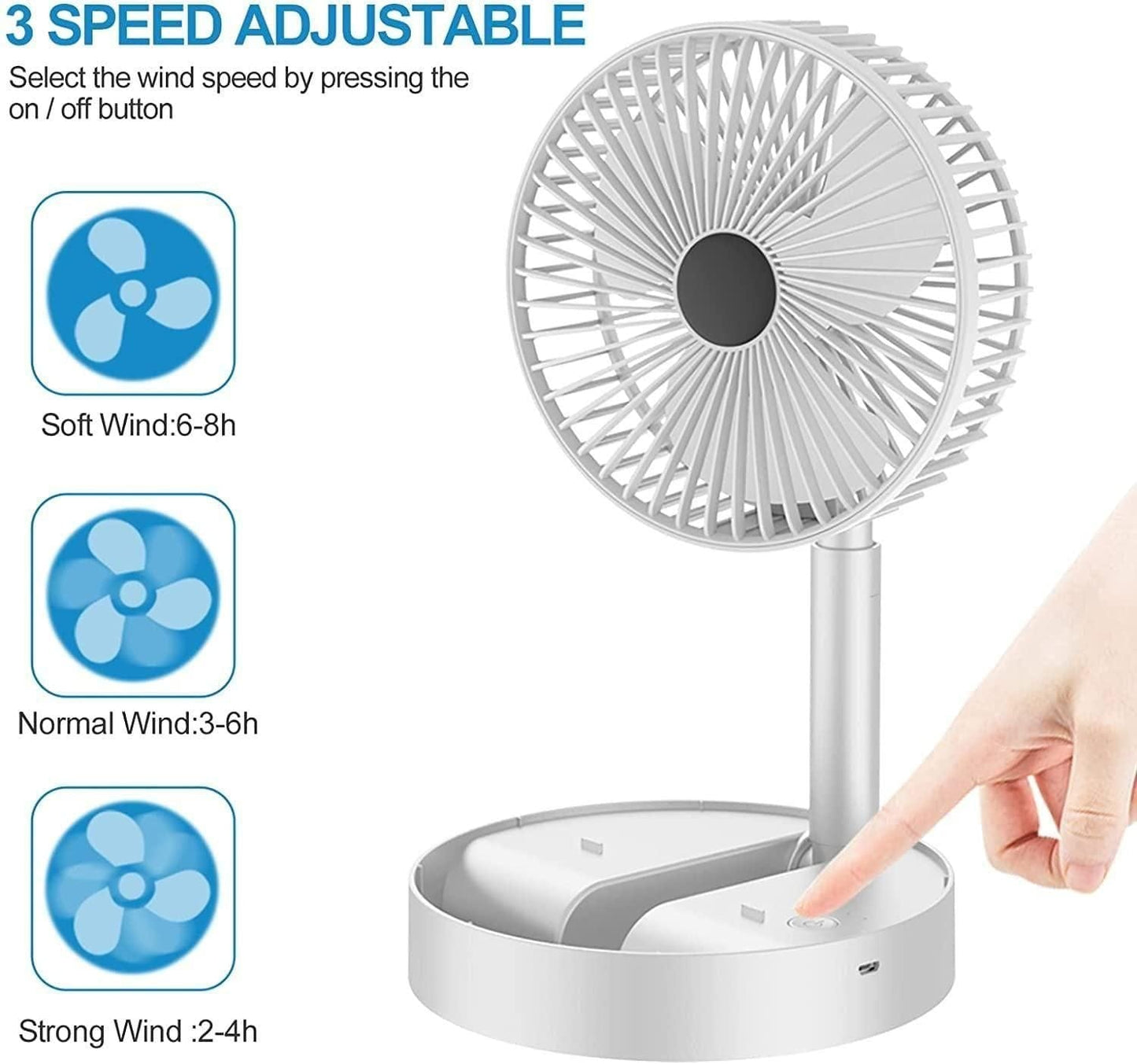 Revolv™️ Portable Table Desk Fan