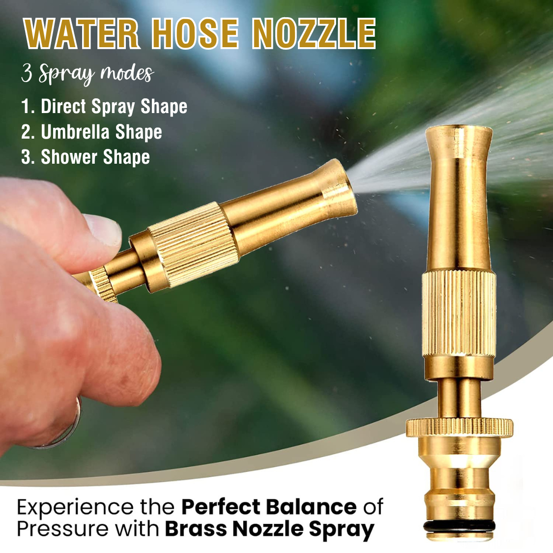 HydroJet Brass Nozzle